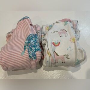 Two Carters footie pajamas